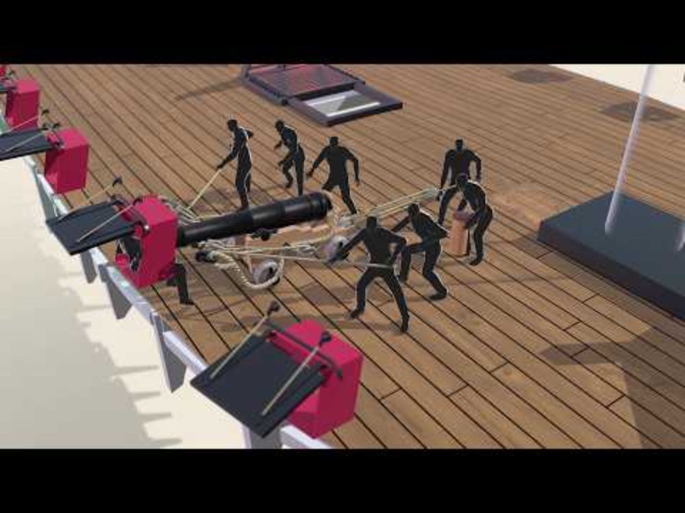 How an 18th Century Sailing Warship Works (HMS Victory)