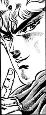 Dio from part 1 of Jojo's Bizarre Adventure