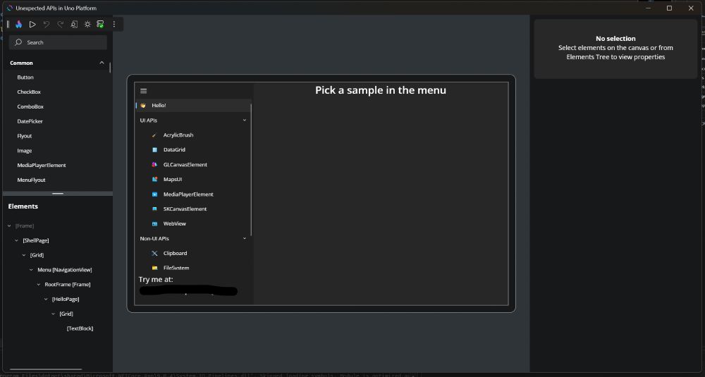 Sample app prep