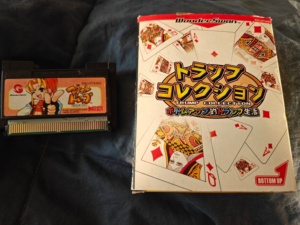 Magical Drop and Trump card collection for Wonderswan 