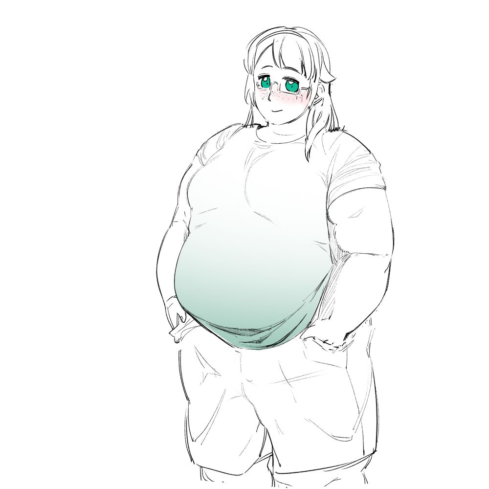 OC Morris, Fat man in a tshirt with green eyes