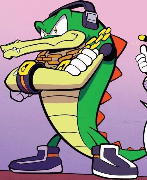 Vector the Crocodile, my absolute favourite Sonic character ^^