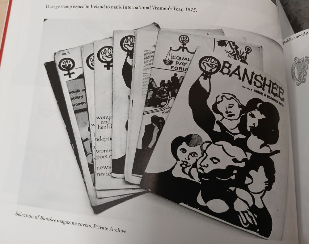 Images of the covers of Banshee (journal of Irishwomen United, 1976-77)