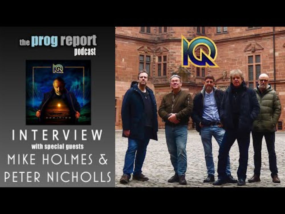 Peter Nicholls and Mike Holmes from IQ on their new album 'Dominion', their long career and more.