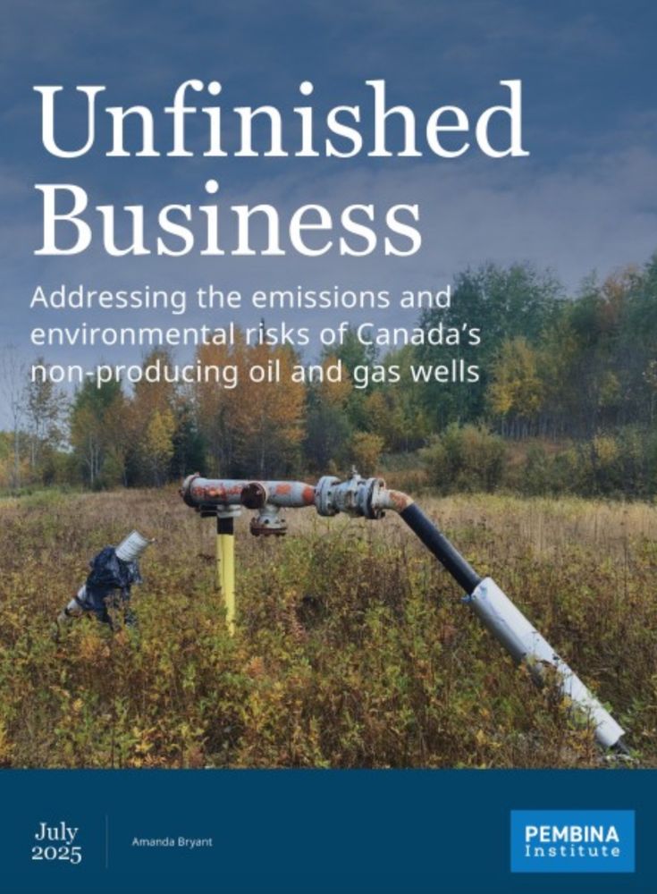 Unfinished Business: Addressing the emissions and environmental risks of Canada’s non-producing oil and gas wells.