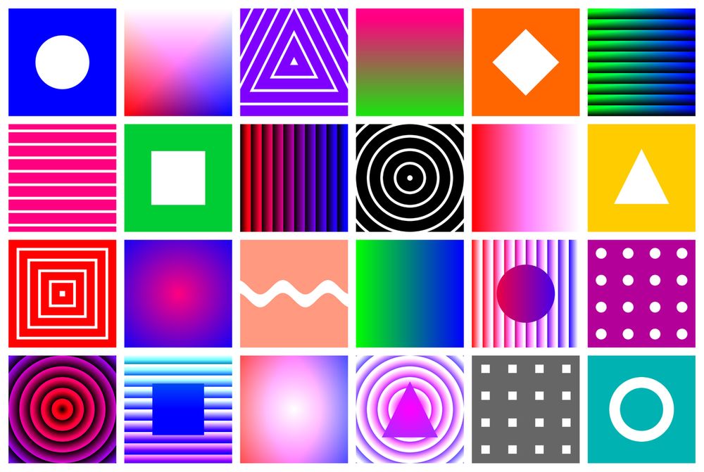 The original banner of images from Ilithya's Pixel Shader course.