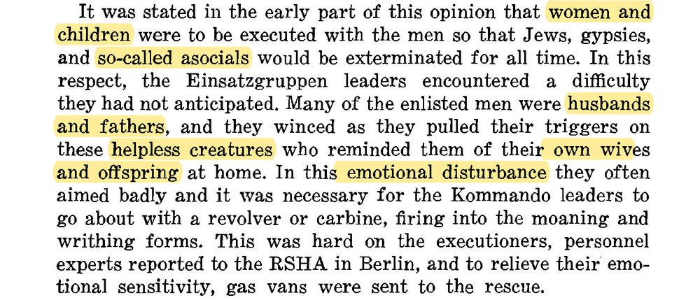 Ausschnitt aus Stellungnahme und Urteil des Trials of War Criminals before Nuernberg, Nuremberg Military Tribunals under Control Council Law No. 10, S. 448