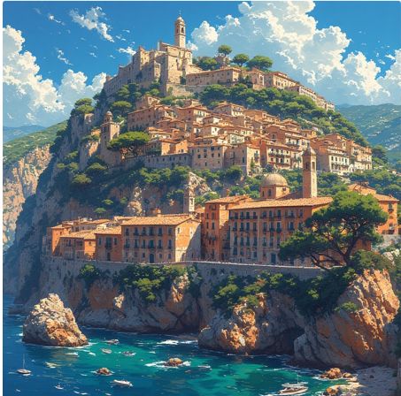 AI generated image based on the prompt Palma de Mallorca, Spain