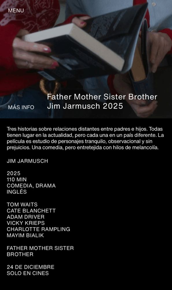 father mother sister brother with adam driver jim jarmusch release date by spanish distributors 