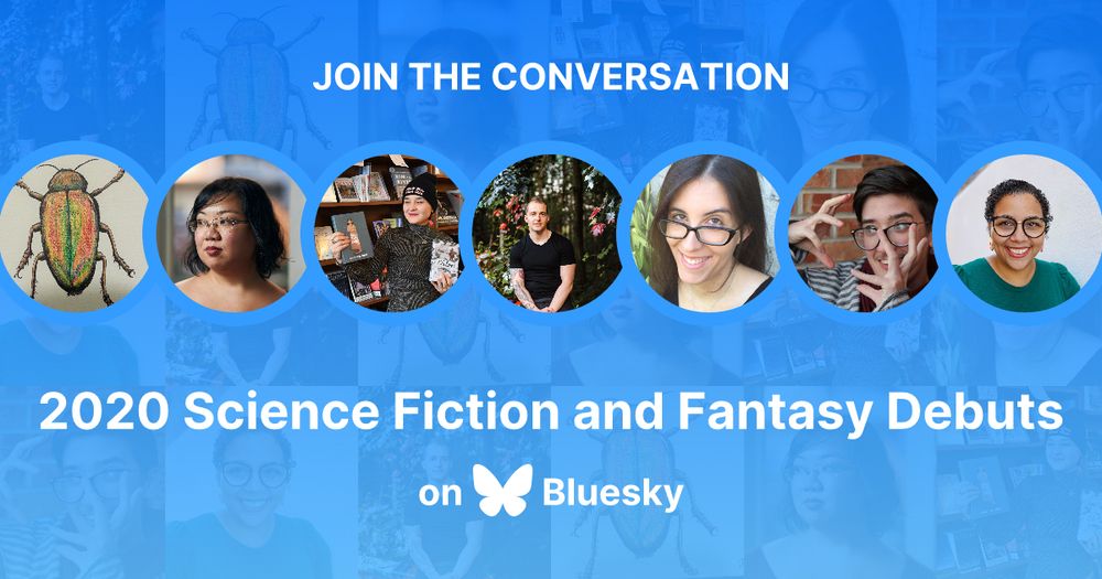 2020 science fiction and fantasy debuts with author pictures
