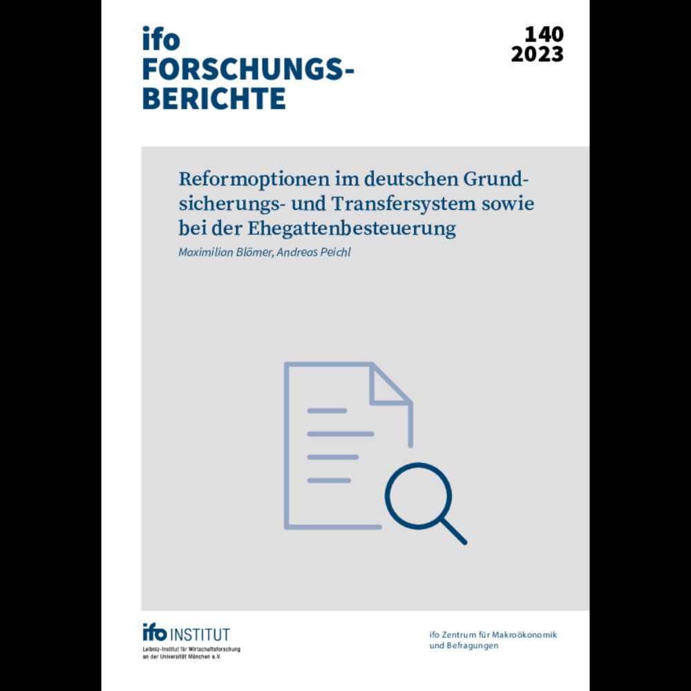 Reformoptionen im deutschen Grundsicherungs- und Transfersystem sowie bei der Ehegattenbesteuerung