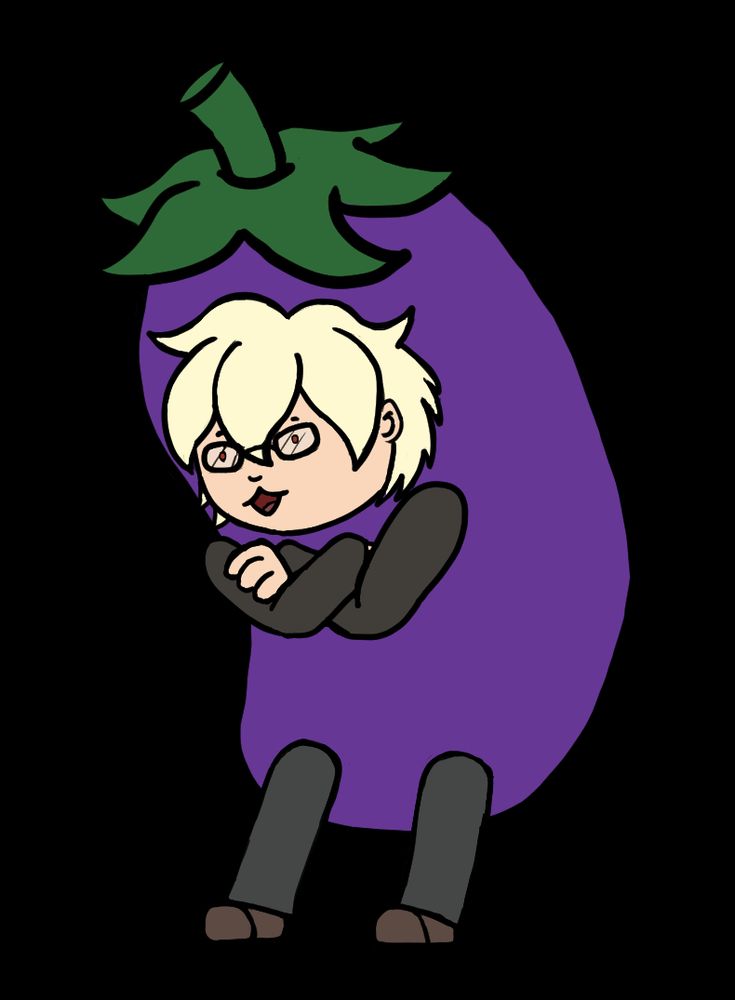 Montepente in an eggplant costume, bouncing on his bum.