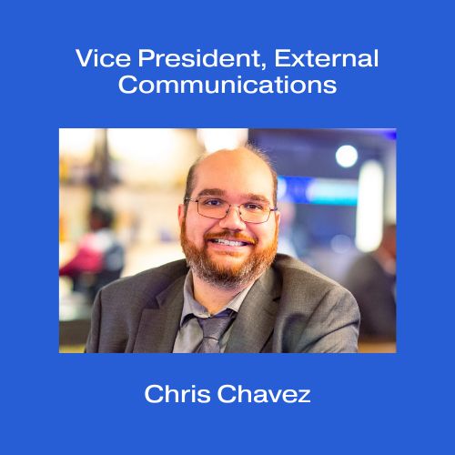 Vice President of External Communications: Chris Chavez
