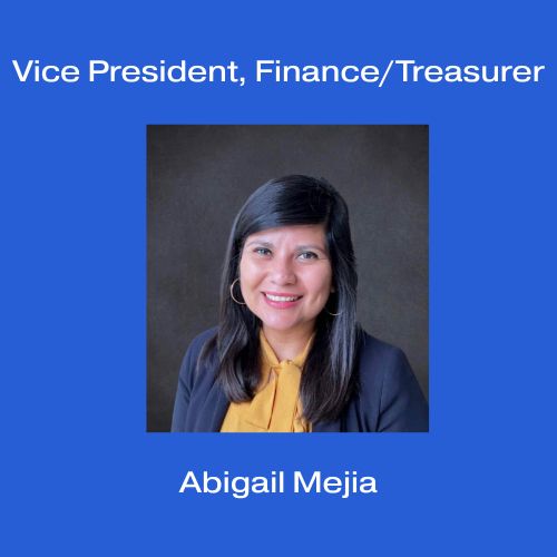 Vice President of Finance/Treasurer: Abigail Mejia