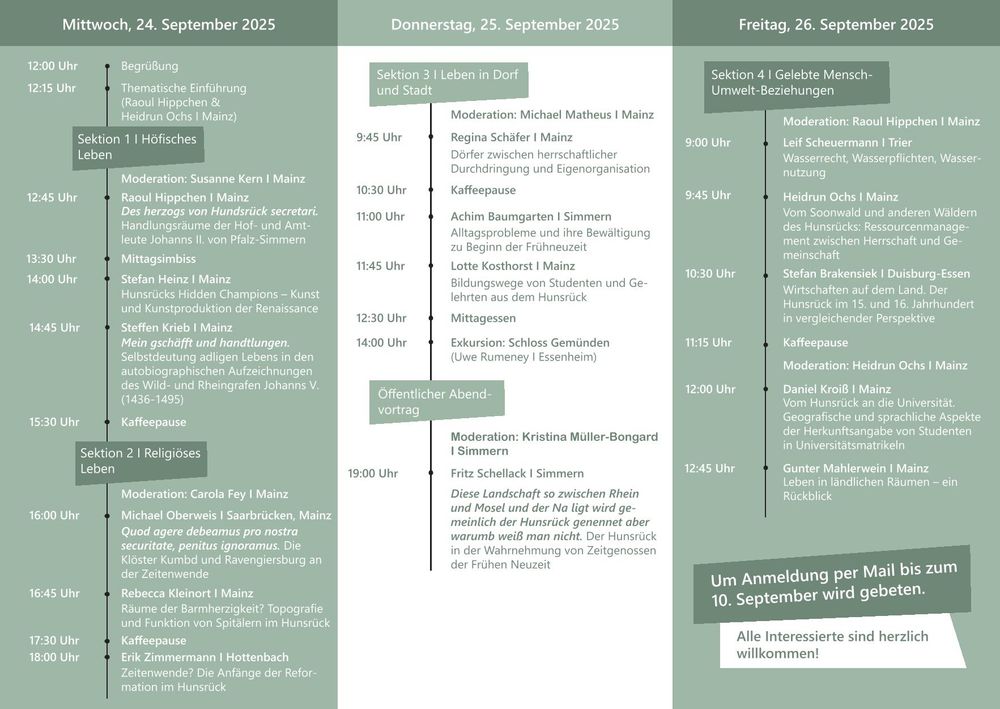 Tagungsprogramm, zu finden auch unter dem Link im Post.