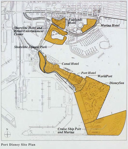 Port Disney Site Plan