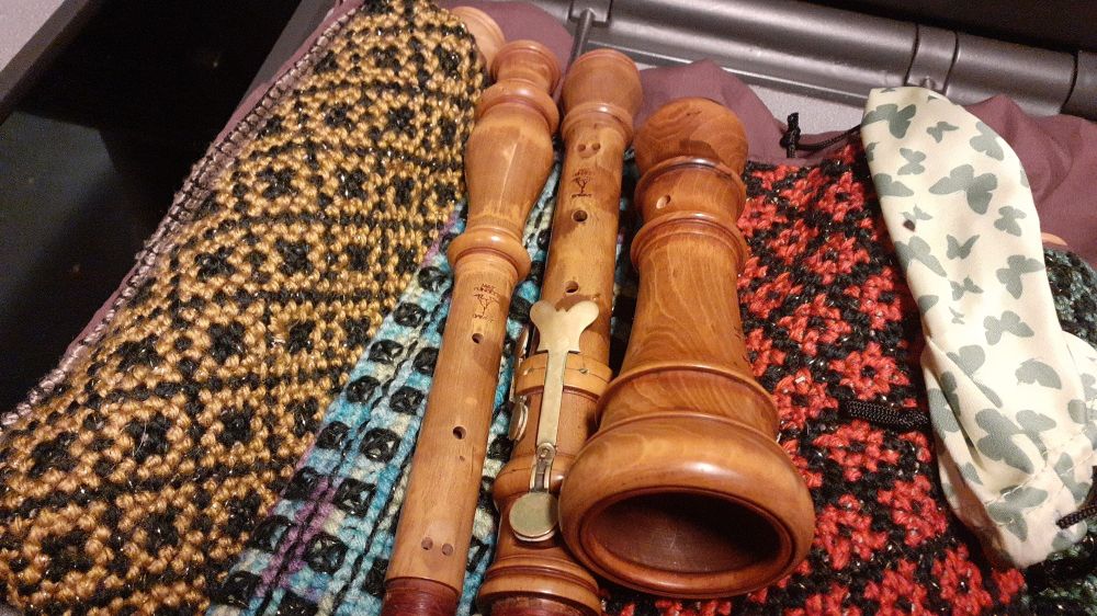 Baroque oboe,  build after Stanesby by Marcel Ponseele