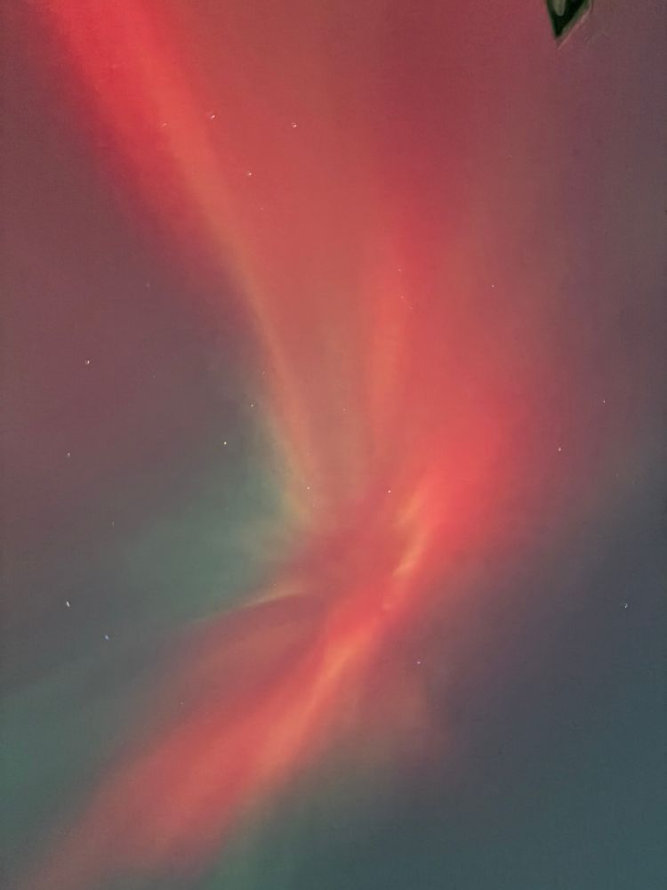 Fiery Aurora, red yellow and green