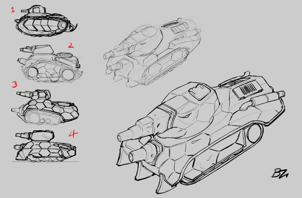 Sketch design for the Turtle Tank