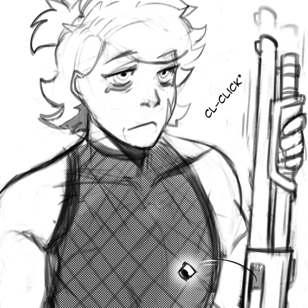 panel 4: reloads shotgun