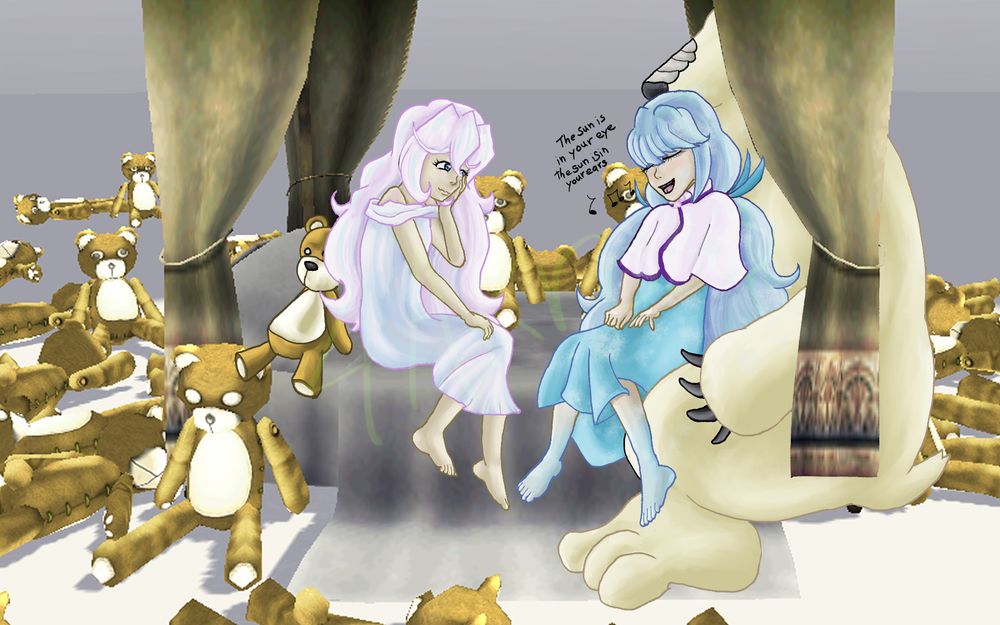 Same as the previous one but this one has a screen shot of the white room rather than painted.