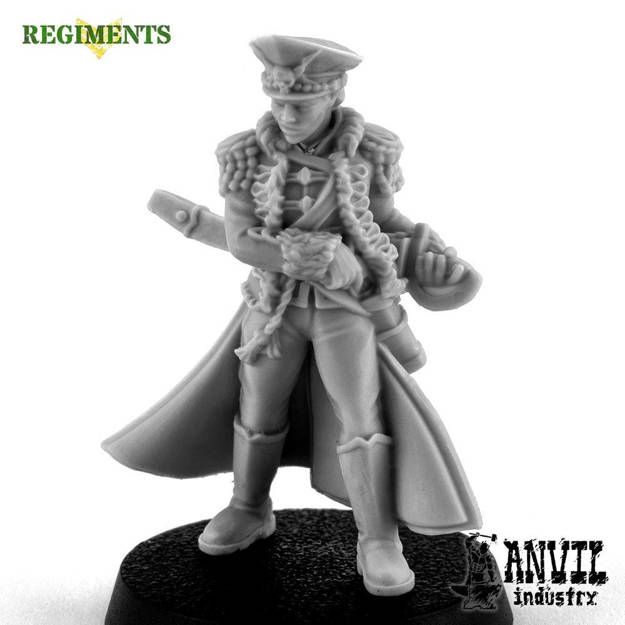 The miniature with visor cap attached. 