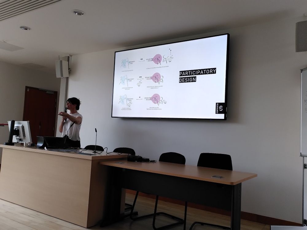 Stéphanie Fleck présente le design participatif a Cortico 2024