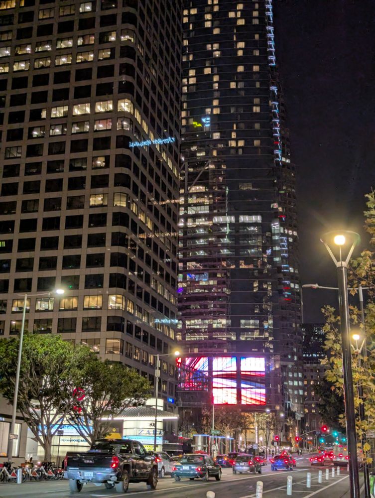 Nightscape Downtown Los Angeles