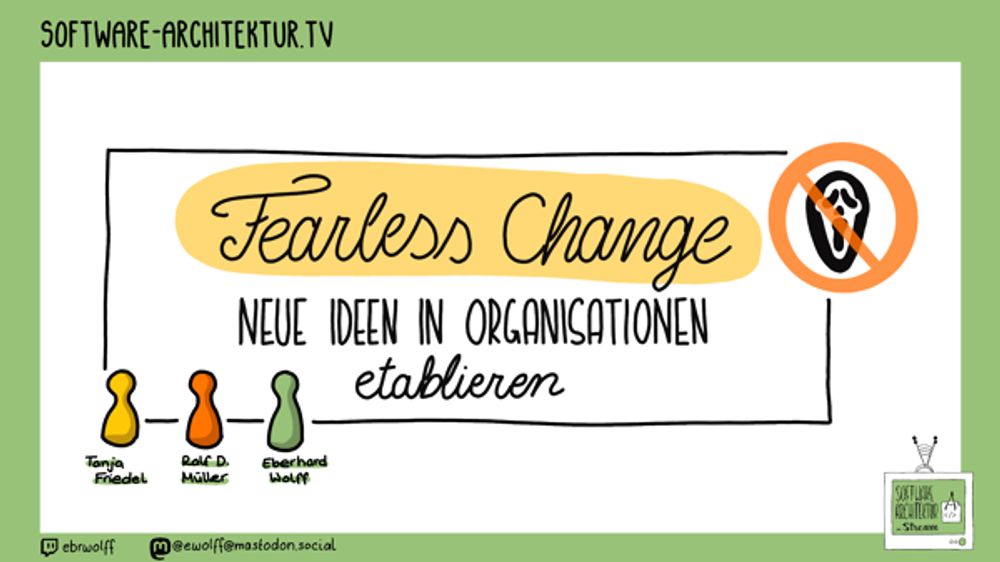 software-architektur.tv: Fearless Change – Neue Ideen etablieren