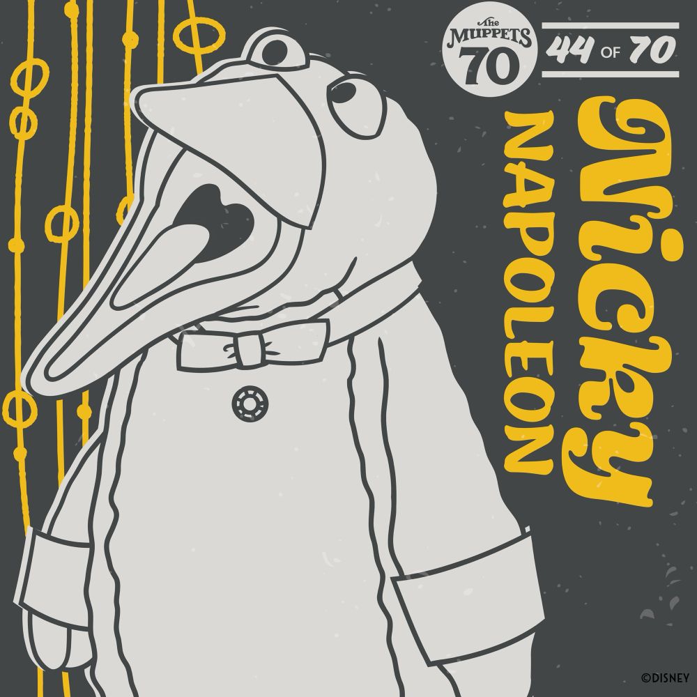 An illustration of a penguin puppet 