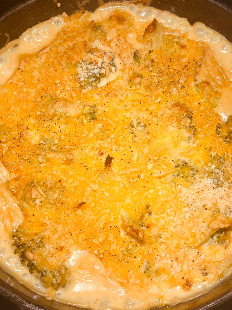 Broccoli gratin 