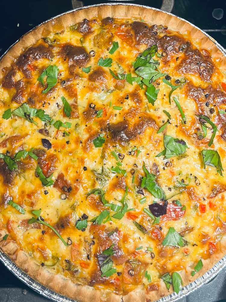 Tomato pie up close 