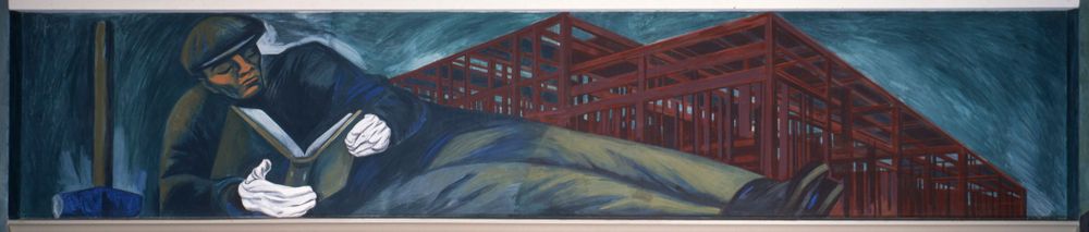 Panel 21. Modern Industrial Man 2 - The Epic of American Civilization