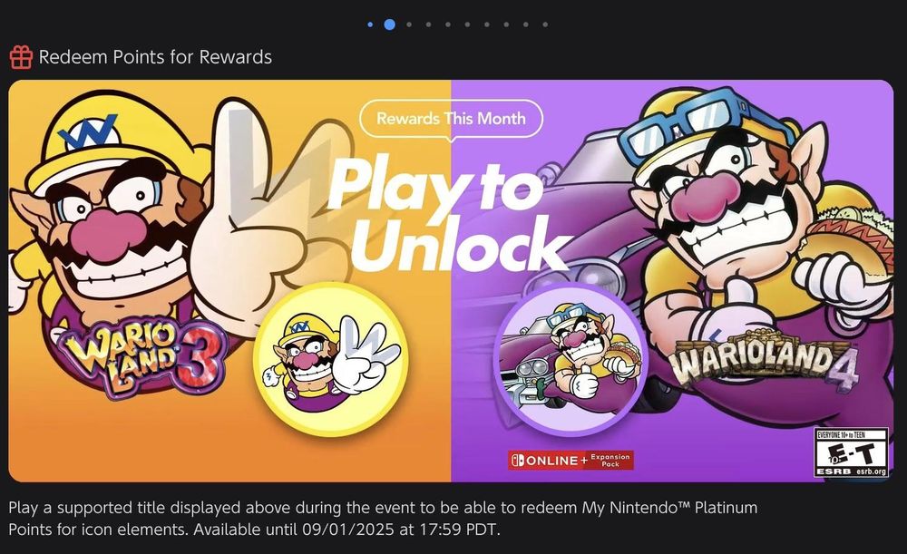 Nintendo Switch Online news for Wario Land Icons