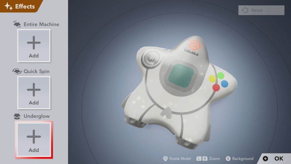 Warp Srar vehicle styled to look like a Sega Dreamcast Controller
