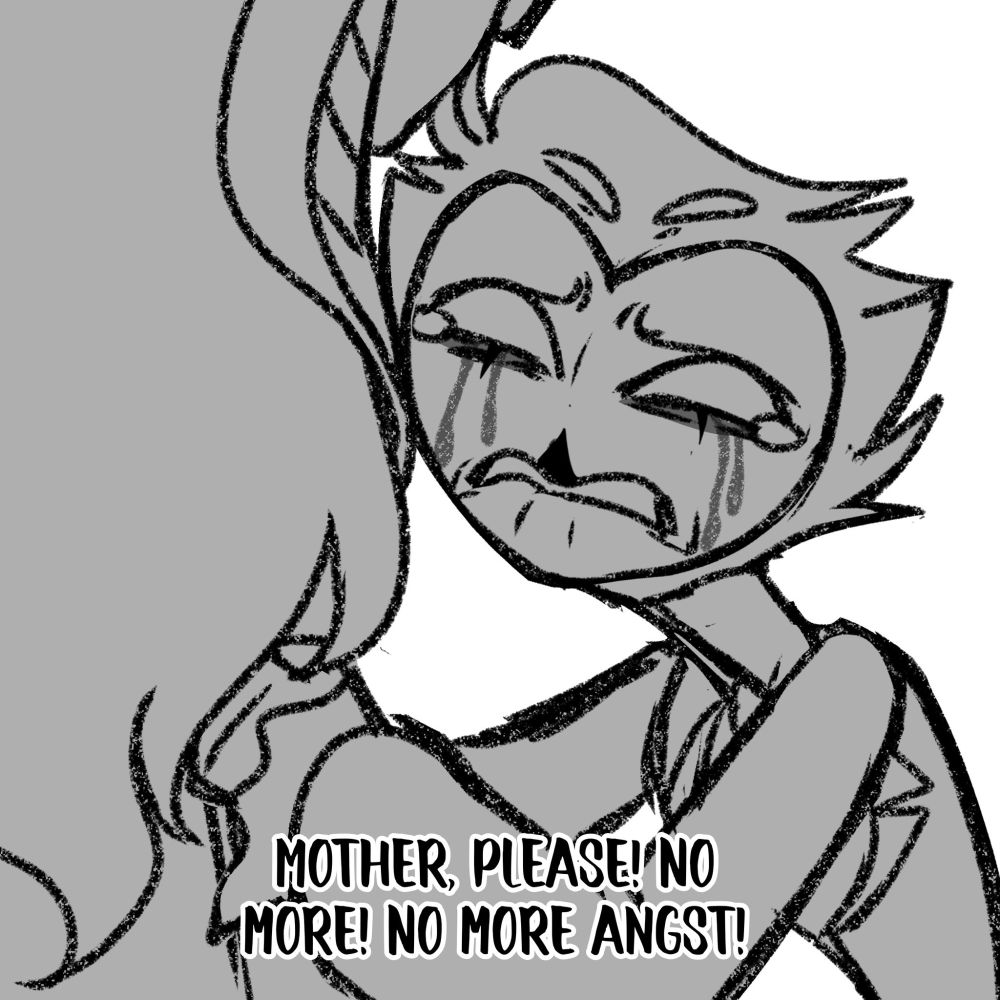 Stolas begging Viv to be nice to him.