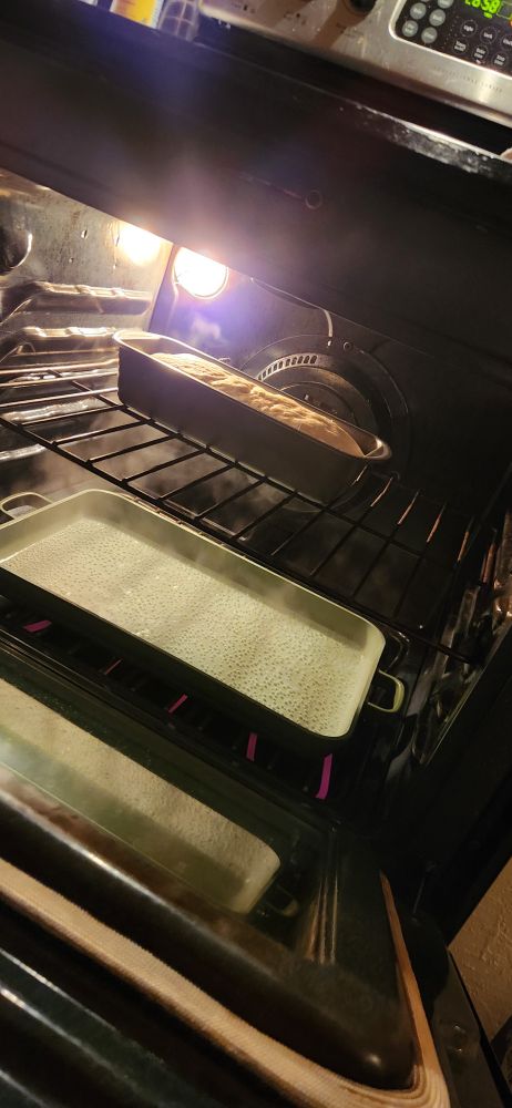 Bread with Steam in oven