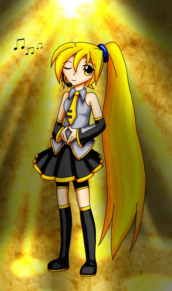 very old drawing of Akita Neru from 2010-2012