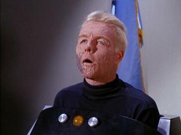 Captain Pike in the Star Trek episode "The Menagerie" 