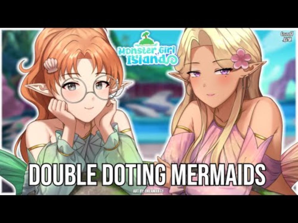 3DIO ASMR | Double Doting Mermaids Lure you to their Lagoon 🧜‍♀️🫧 | Monster Girl Island Relay
