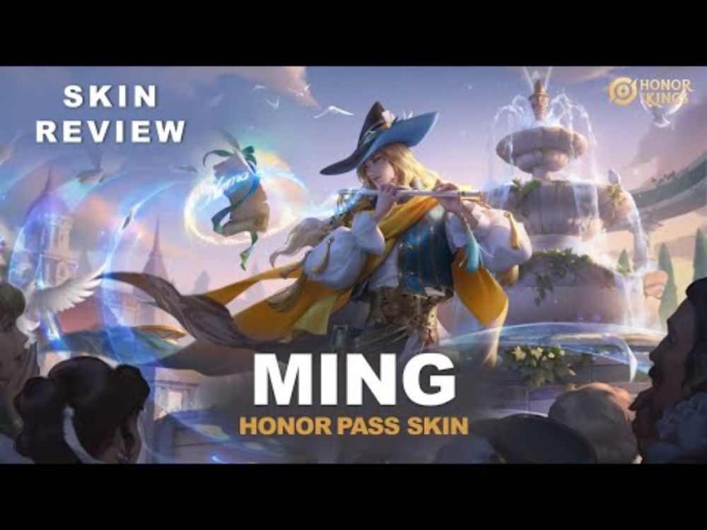 Testando a nova skin do Honor Pass do Ming no Honor of Kings / Honor Pass Skin Review - MING