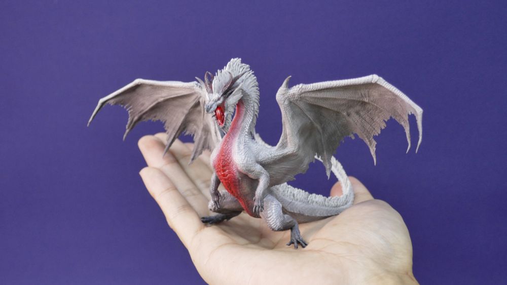 White Fatalis CFB, model from MHWResurgence, pose by @rj-palmer.com