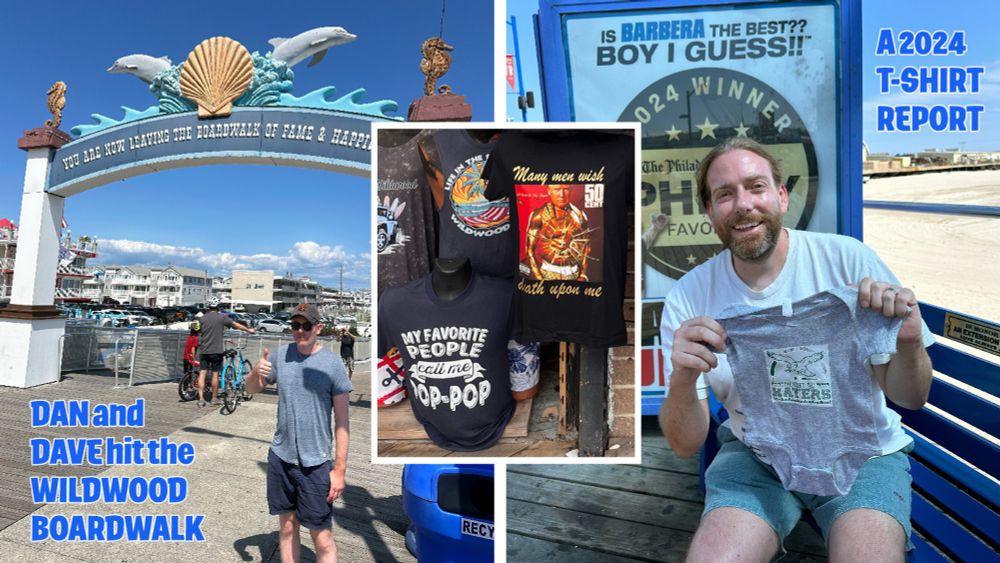 Dan And Dave Hit The Wildwood Boardwalk: A 2024 T-Shirt Report | Defector