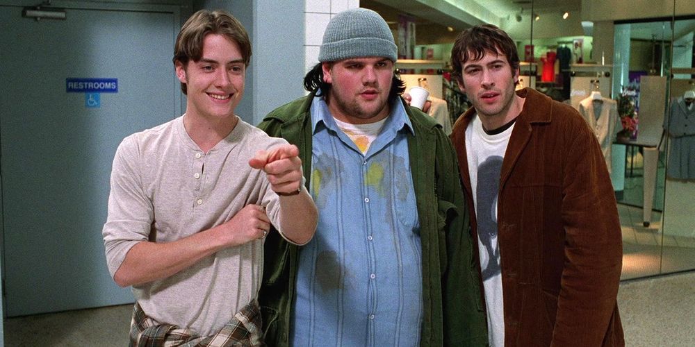 The guys in Mallrats looking at the Magic Eye