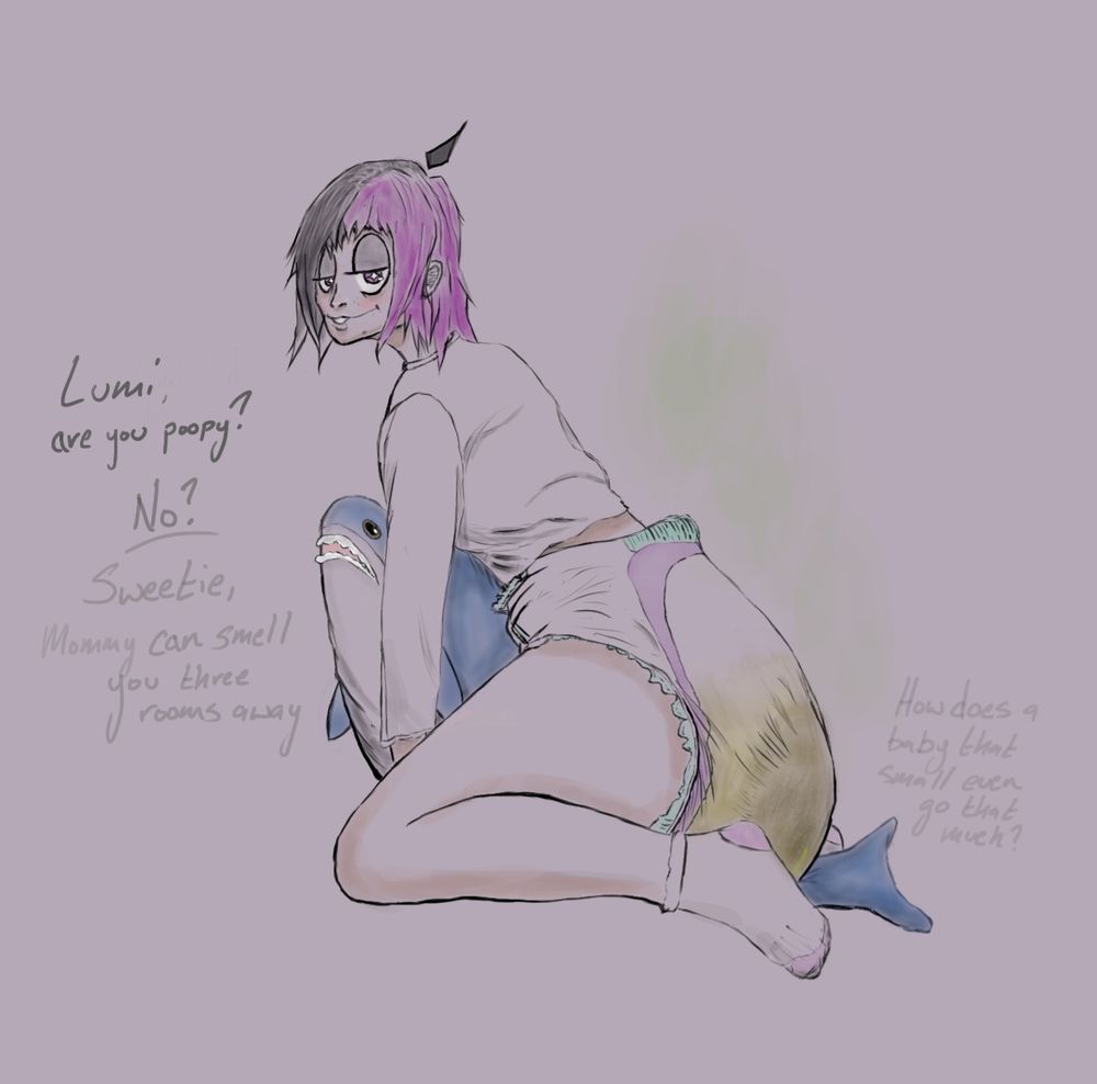 lil baby stinkin up the whole dang house >:T
