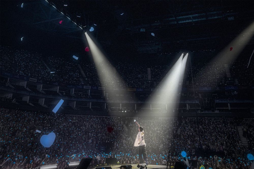 Seokjin on stage
