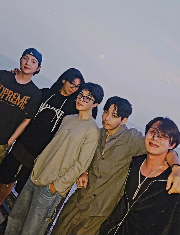 Yoongi, Namjoon, Jimin, Tae and Hobi