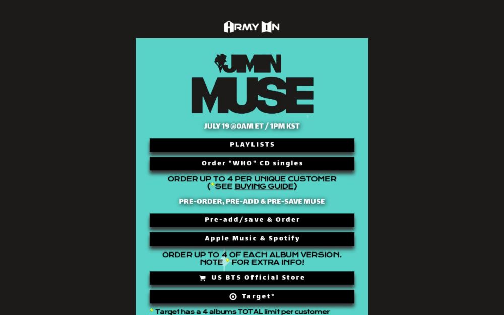 ARMY ON - MUSE