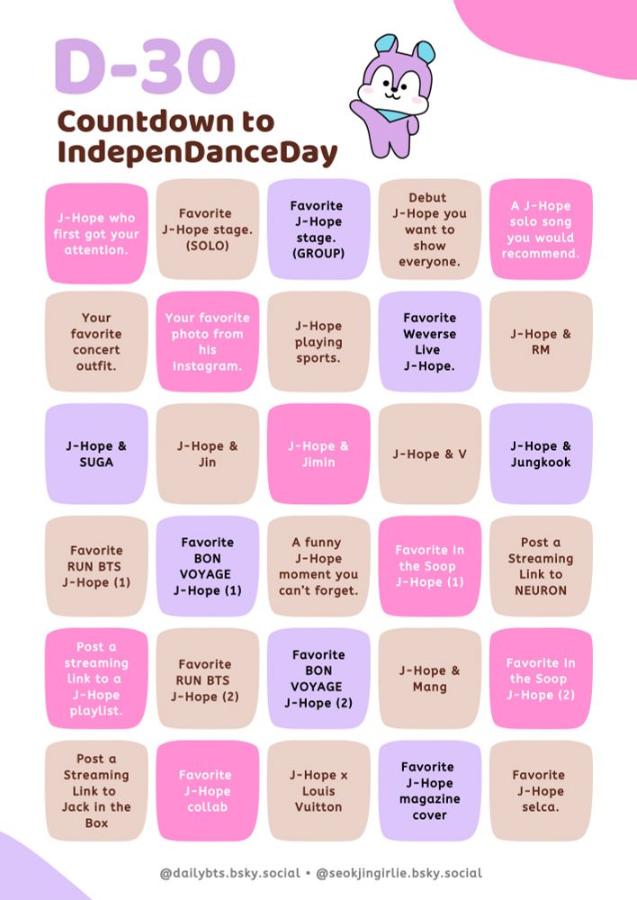 30-Day Challenge tiles