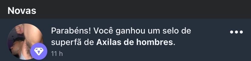 selo de axilas de homens 